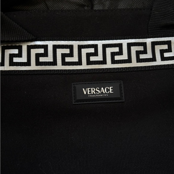 Versace Black Bag with Greek Key Design - Picture 1 of 2